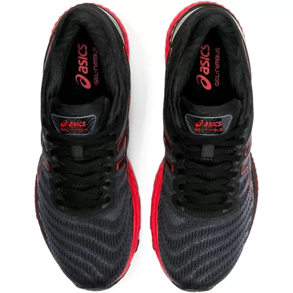 imageASICS Mens GelNimbus 22 Running ShoesBlackClassic Red