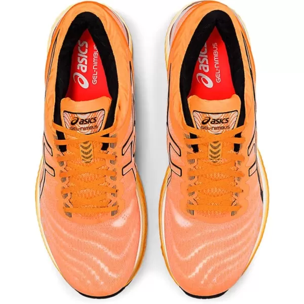 imageASICS Mens GelNimbus 22 Running ShoesOrange PopBlack
