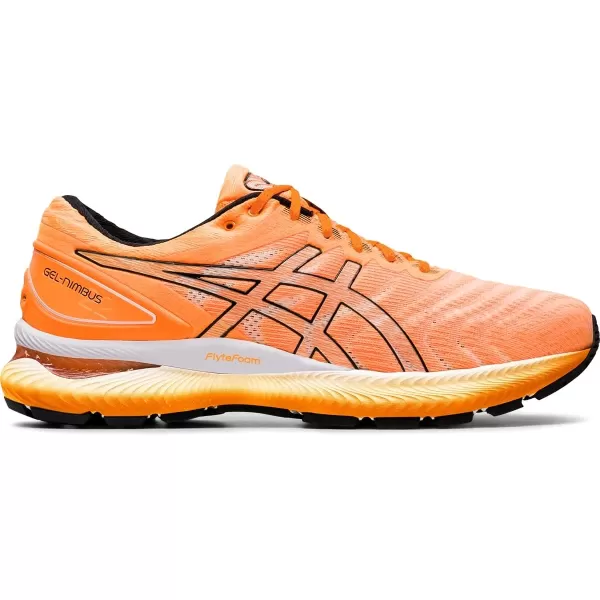 imageASICS Mens GelNimbus 22 Running ShoesOrange PopBlack