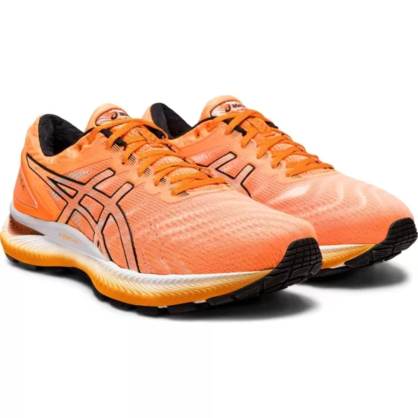 imageASICS Mens GelNimbus 22 Running ShoesOrange PopBlack