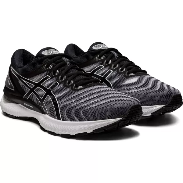 imageASICS Mens GelNimbus 22 Running ShoesWhiteBlack