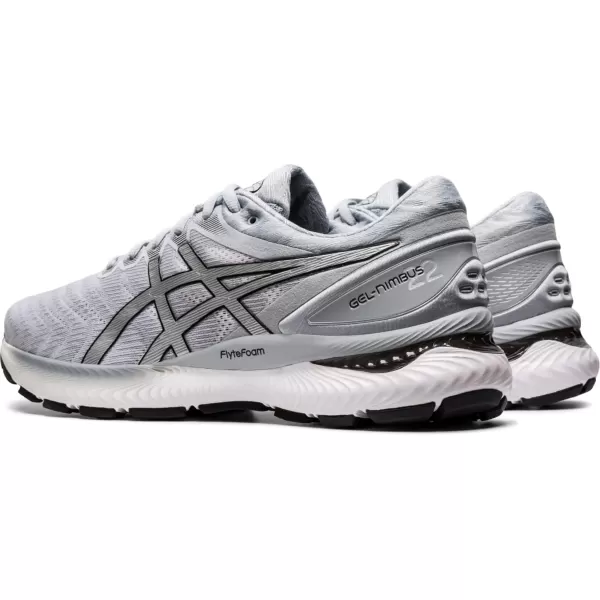 imageASICS Mens GelNimbus 22 Running ShoesWhitePure Silver