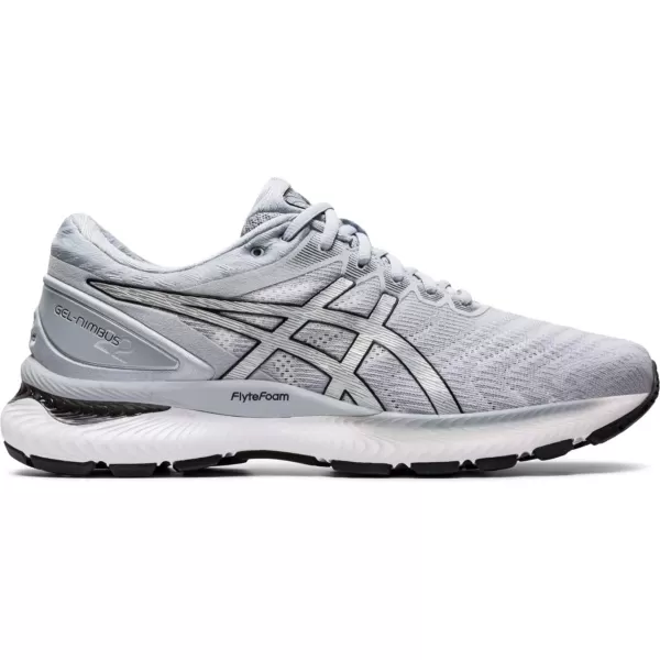imageASICS Mens GelNimbus 22 Running ShoesWhitePure Silver