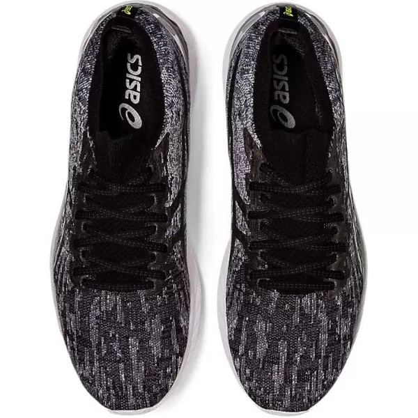 imageASICS Mens GelNimbus 23 Knit Running ShoesSheet RockBlackKnit