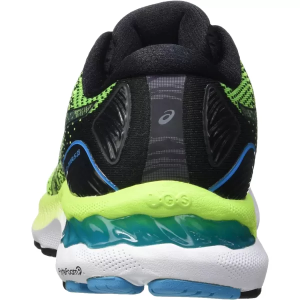 imageASICS Mens GelNimbus 23 LiteShow Running ShoeHazard Green Black