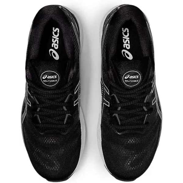 imageASICS Mens GelNimbus 23 Running ShoesBlackWhite