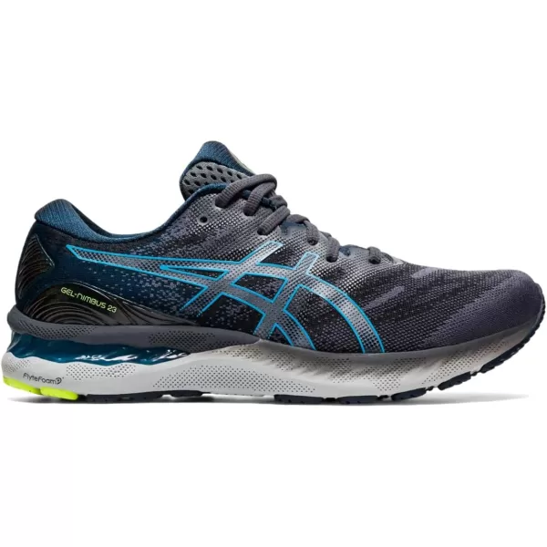imageASICS Mens GelNimbus 23 Running ShoesCarrier GreyDigital Aqua