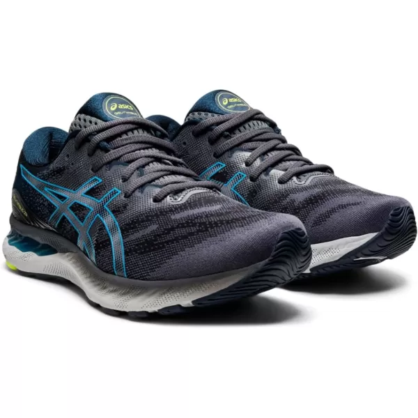 imageASICS Mens GelNimbus 23 Running ShoesCarrier GreyDigital Aqua