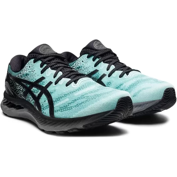 imageASICS Mens GelNimbus 23 Running ShoesClear BlueGunmetal