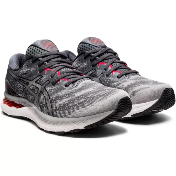 imageASICS Mens GelNimbus 23 Running ShoesSheet RockBlack