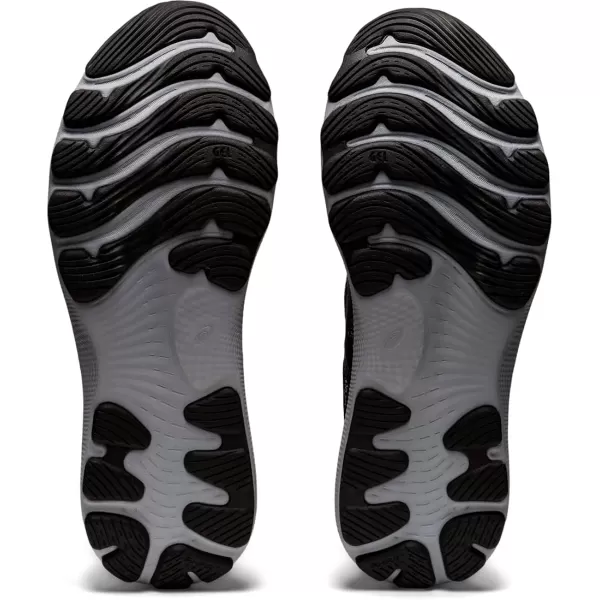 imageASICS Mens GelNimbus 24 Mesh Knit Running ShoesBlackBlack