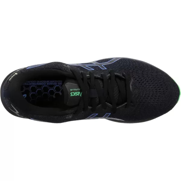 imageASICS Mens GelNimbus 24 Platinum Running ShoesVelvet PineNew Leaf