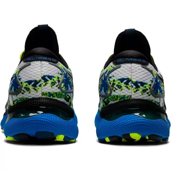 imageASICS Mens GelNimbus 24 Platinum Running ShoesWhiteBlack