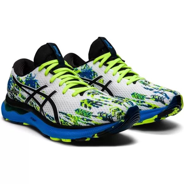 imageASICS Mens GelNimbus 24 Platinum Running ShoesWhiteBlack