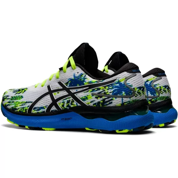 imageASICS Mens GelNimbus 24 Platinum Running ShoesWhiteBlack