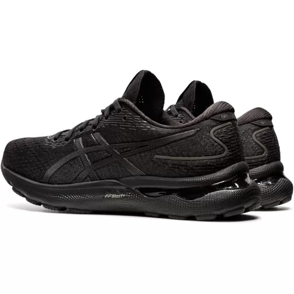 imageASICS Mens GelNimbus 24 Running ShoesBlackBlack