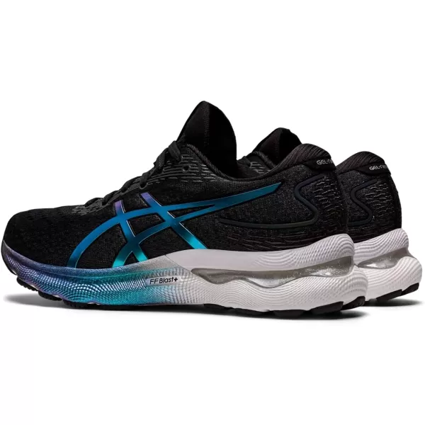 imageASICS Mens GelNimbus 24 Running ShoesBlackBlack