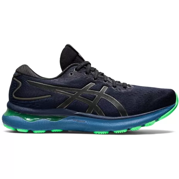 imageASICS Mens GelNimbus 24 Running ShoesBlackGunmetal