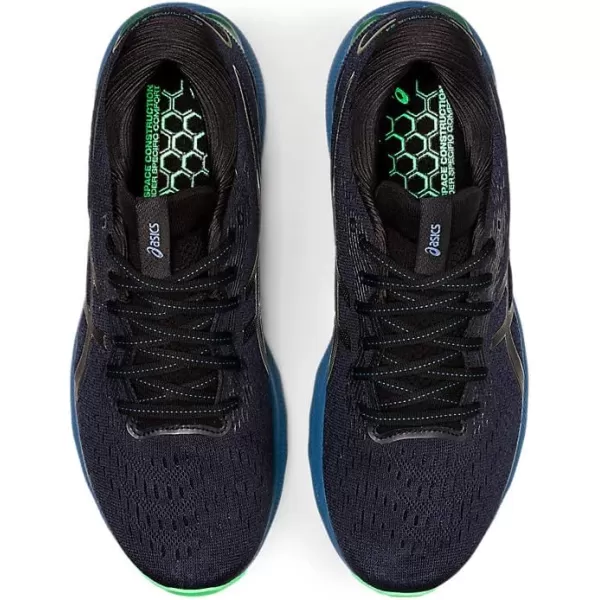 imageASICS Mens GelNimbus 24 Running ShoesBlackGunmetal