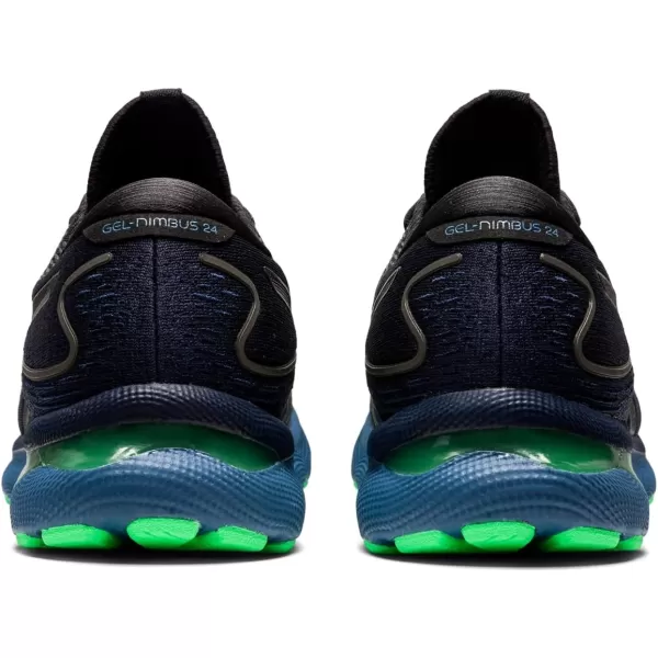 imageASICS Mens GelNimbus 24 Running ShoesBlackGunmetal