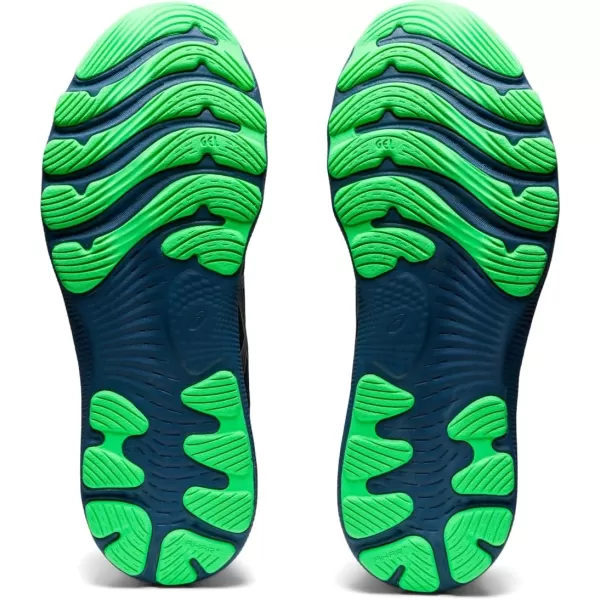 imageASICS Mens GelNimbus 24 Running ShoesBlackGunmetal