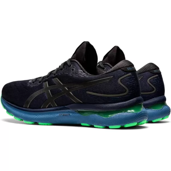 imageASICS Mens GelNimbus 24 Running ShoesBlackGunmetal