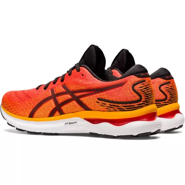 imageASICS Mens GelNimbus 24 Running ShoesCherry TomatoBlack