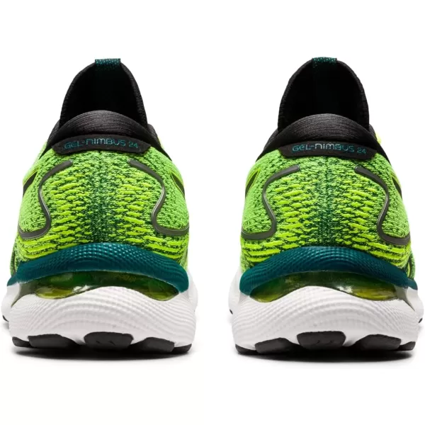 imageASICS Mens GelNimbus 24 Running ShoesSafety YellowBlack