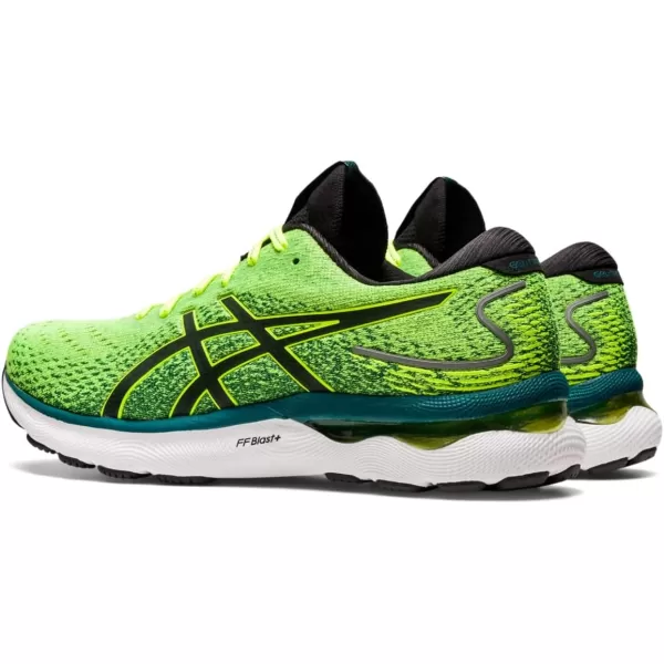 imageASICS Mens GelNimbus 24 Running ShoesSafety YellowBlack