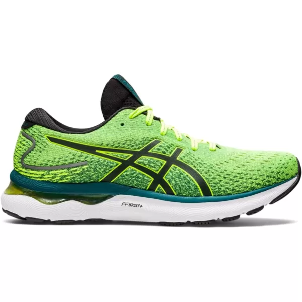 imageASICS Mens GelNimbus 24 Running ShoesSafety YellowBlack