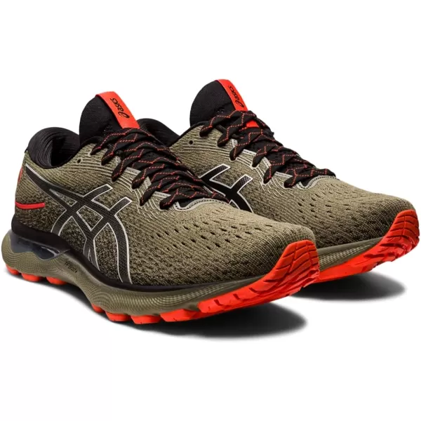 imageASICS Mens GelNimbus 24 Trail Running ShoesNature BathingOlive