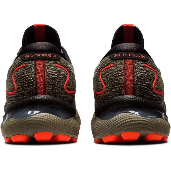 imageASICS Mens GelNimbus 24 Trail Running ShoesNature BathingOlive