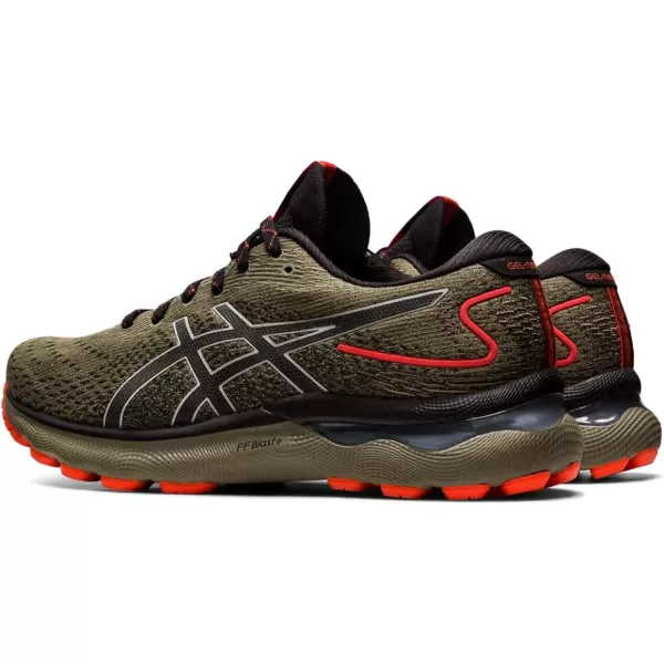 imageASICS Mens GelNimbus 24 Trail Running ShoesNature BathingOlive