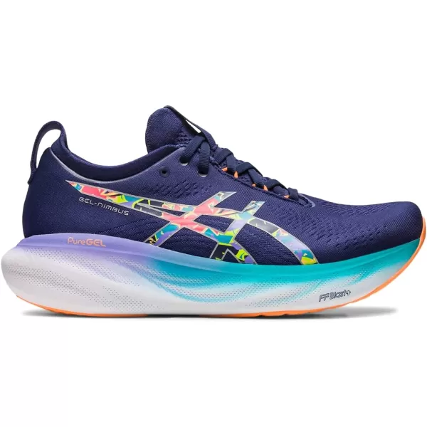 imageASICS Mens GelNimbus 25 LITEShow Running ShoesLime ZestLiteshow