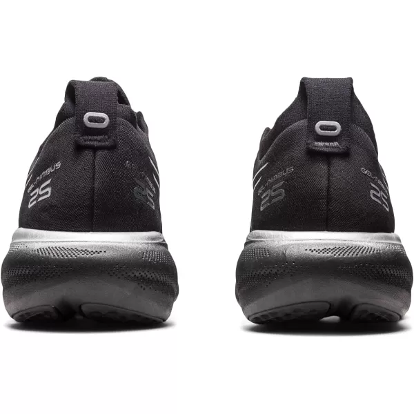 imageASICS Mens GelNimbus 25 Platinum Running ShoesBlackPure Silver