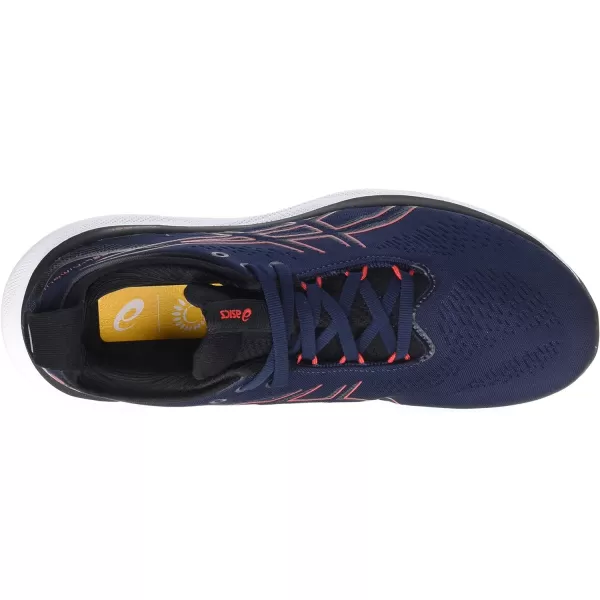 imageASICS Mens GelNimbus 25 Running ShoesBlack Electric Red