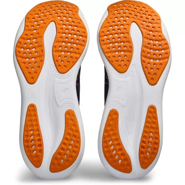 imageASICS Mens GelNimbus 25 Running ShoesDeep Ocean Bright Orange