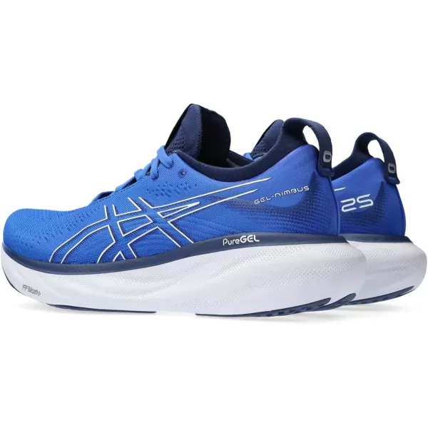 imageASICS Mens GelNimbus 25 Running ShoesIllusion BluePure Silver