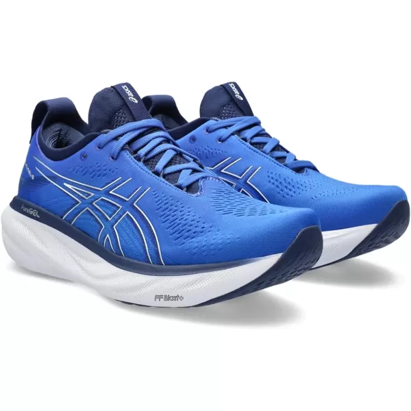 imageASICS Mens GelNimbus 25 Running ShoesIllusion BluePure Silver