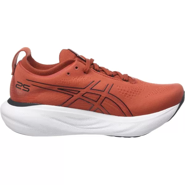 imageASICS Mens GelNimbus 25 Running ShoesLait D pices Noir