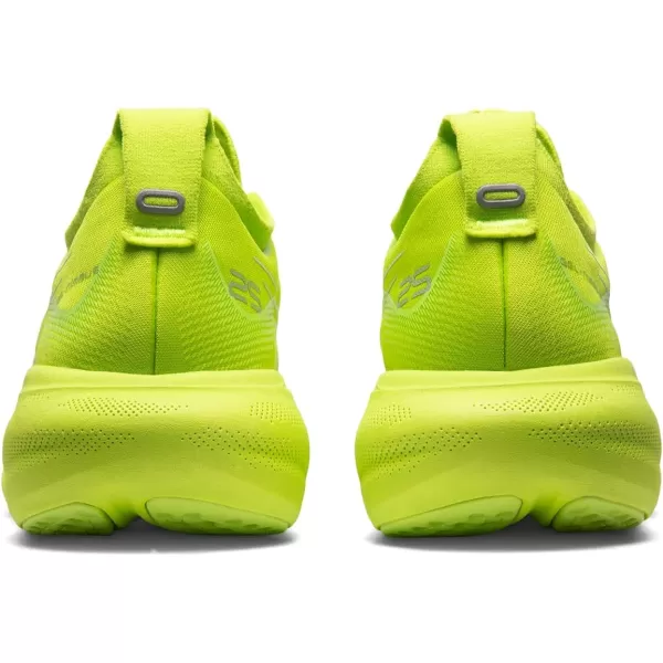 imageASICS Mens GelNimbus 25 Running ShoesLime Zest White