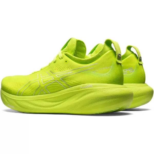 imageASICS Mens GelNimbus 25 Running ShoesLime Zest White