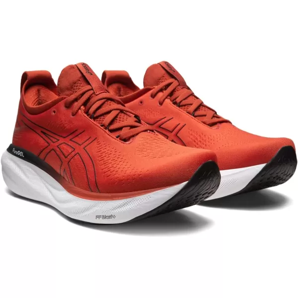 imageASICS Mens GelNimbus 25 Running ShoesSpice LatteBlack