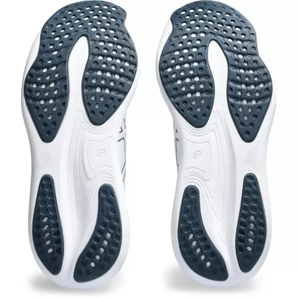 imageASICS Mens GelNimbus 25 Running ShoesWhiteIllusion Blue