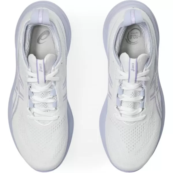 imageASICS Mens GelNimbus 26 Running Shoe100 WhiteFresh Air