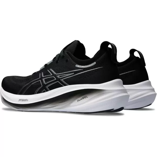 imageASICS Mens GelNimbus 26 Running ShoeBlack Grey