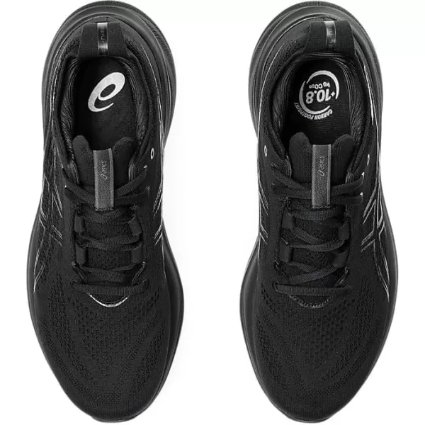 imageASICS Mens GelNimbus 26 Running ShoeBlackBlack