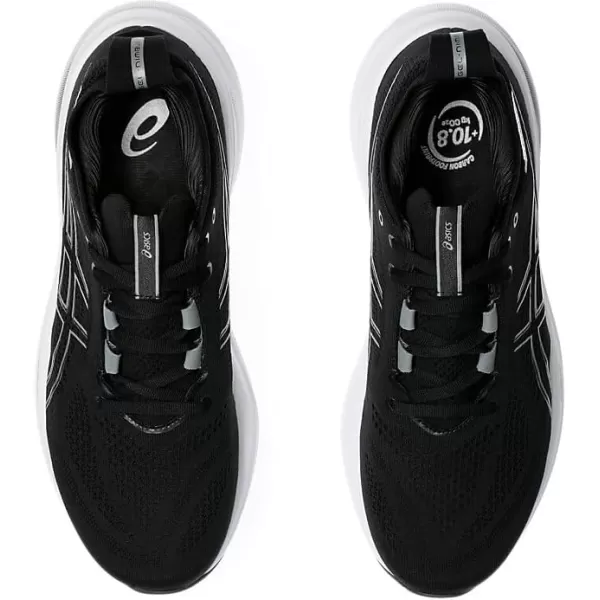 imageASICS Mens GelNimbus 26 Running ShoeBlackGraphite Grey