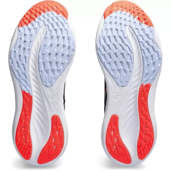 imageASICS Mens GelNimbus 26 Running ShoeBlackTrue Red