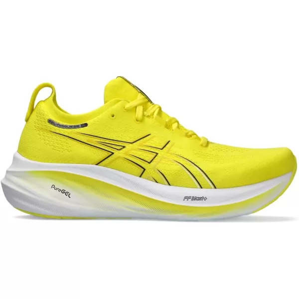 imageASICS Mens GelNimbus 26 Running ShoeBright YellowBlack